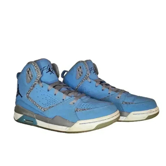 Jordan SC-2011 Vintage Flight Baby Blue White Collectible Sneakers Men's 9.5 - Picture 14 of 16